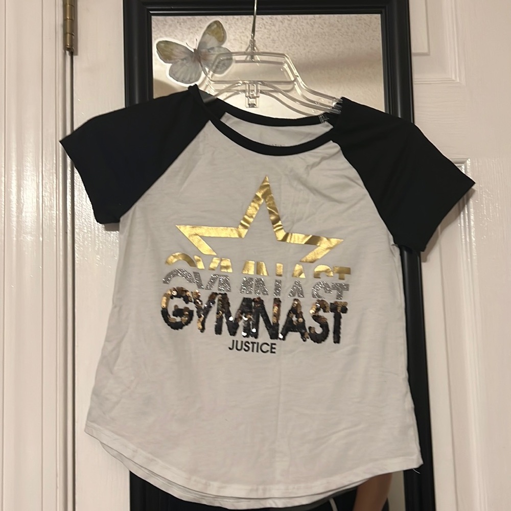 Girls Justice gymnastics shirt